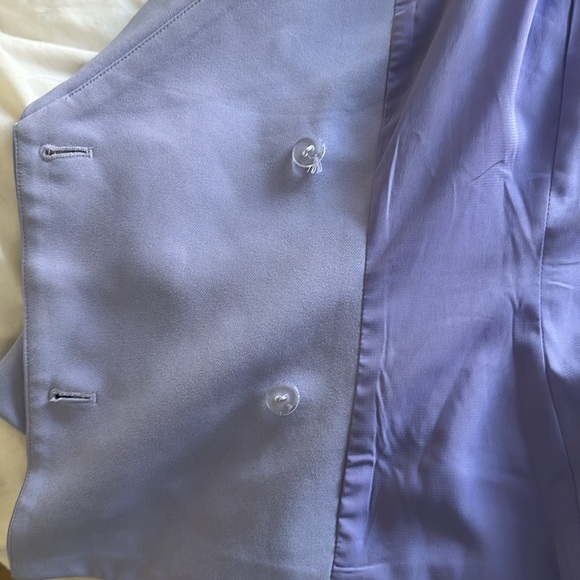 NWT ASOS Lavish Alice Bardot Double Breasted Tuxedo Jacket Lavender Lilac Sz 2 - Picture 9 of 9